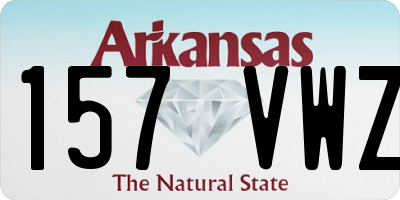 AR license plate 157VWZ