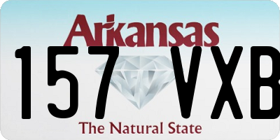 AR license plate 157VXB