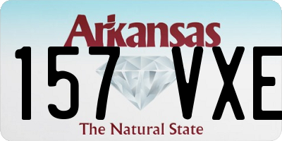 AR license plate 157VXE