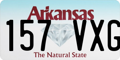 AR license plate 157VXG