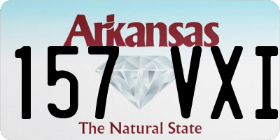 AR license plate 157VXI