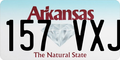 AR license plate 157VXJ