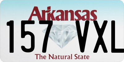 AR license plate 157VXL
