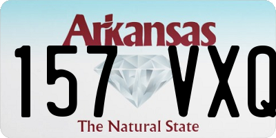 AR license plate 157VXQ