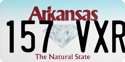 AR license plate 157VXR