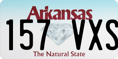 AR license plate 157VXS