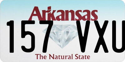 AR license plate 157VXU