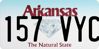 AR license plate 157VYC