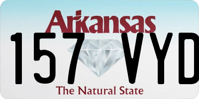 AR license plate 157VYD