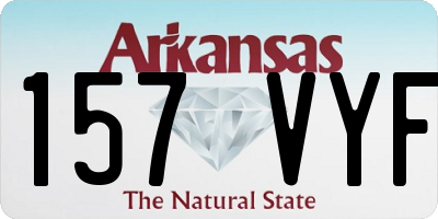AR license plate 157VYF