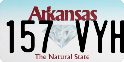 AR license plate 157VYH