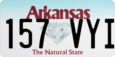 AR license plate 157VYI