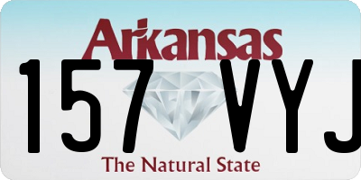 AR license plate 157VYJ