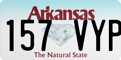 AR license plate 157VYP