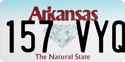AR license plate 157VYQ