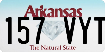 AR license plate 157VYT