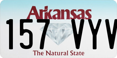 AR license plate 157VYV
