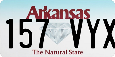 AR license plate 157VYX