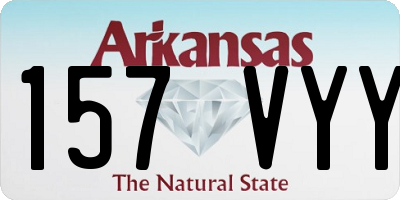 AR license plate 157VYY