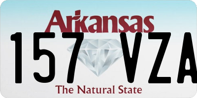 AR license plate 157VZA