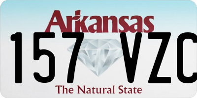 AR license plate 157VZC