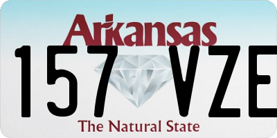 AR license plate 157VZE