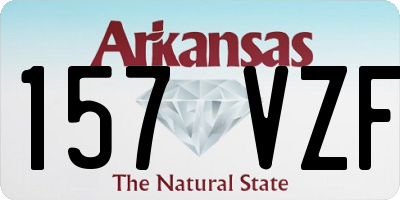 AR license plate 157VZF