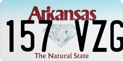 AR license plate 157VZG