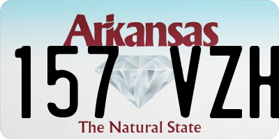 AR license plate 157VZH