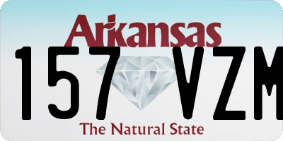 AR license plate 157VZM