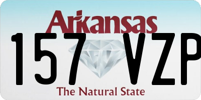 AR license plate 157VZP