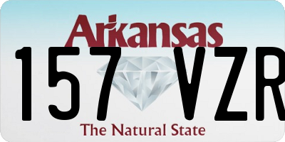 AR license plate 157VZR