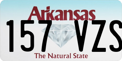 AR license plate 157VZS