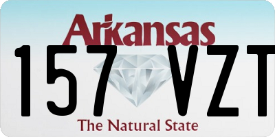 AR license plate 157VZT