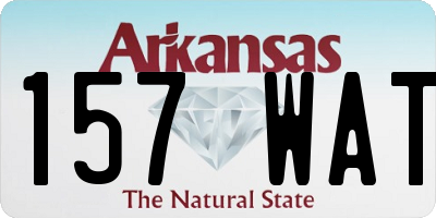 AR license plate 157WAT