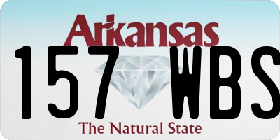 AR license plate 157WBS