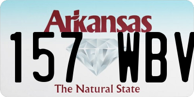 AR license plate 157WBV