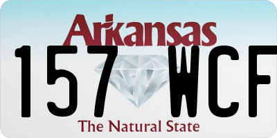 AR license plate 157WCF