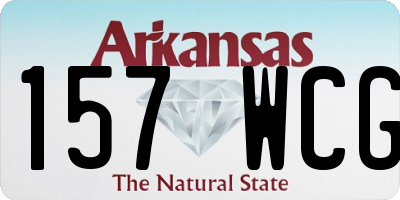 AR license plate 157WCG