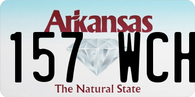 AR license plate 157WCH