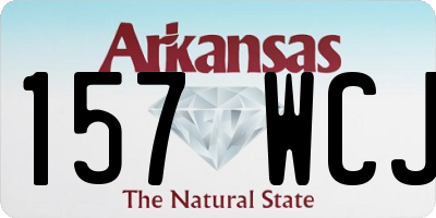 AR license plate 157WCJ