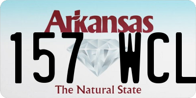 AR license plate 157WCL