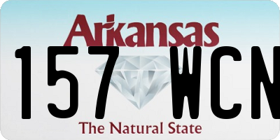 AR license plate 157WCN
