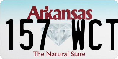 AR license plate 157WCT