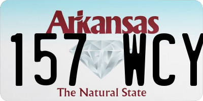 AR license plate 157WCY