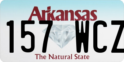 AR license plate 157WCZ