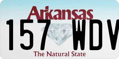AR license plate 157WDV