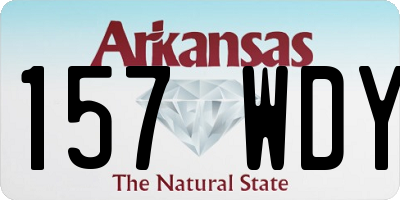 AR license plate 157WDY