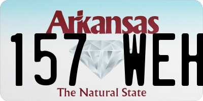 AR license plate 157WEH