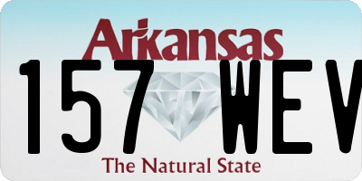 AR license plate 157WEV